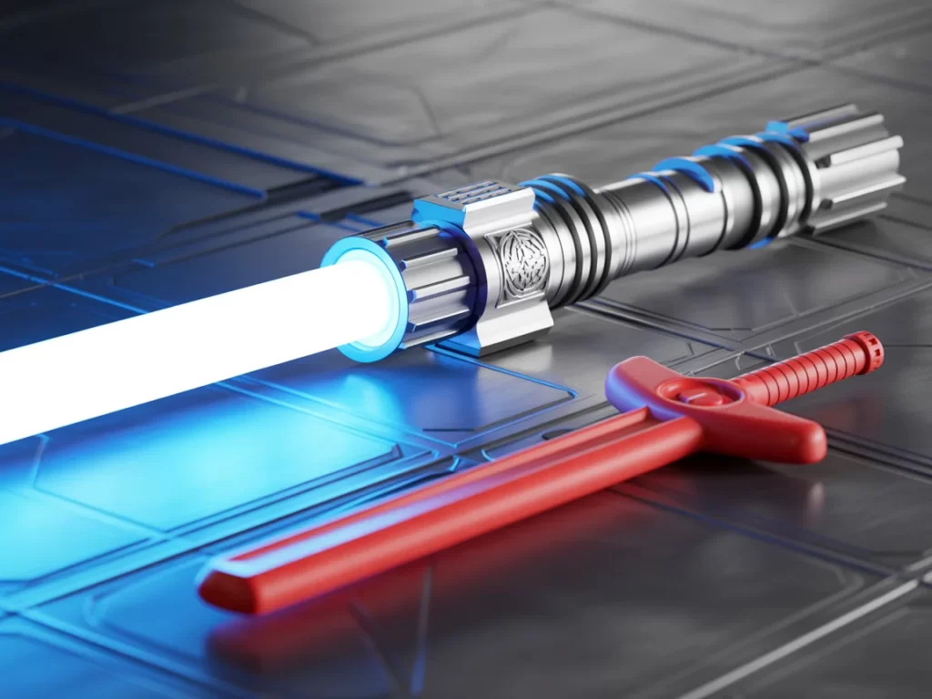 Light Saber vs Toy Sword
